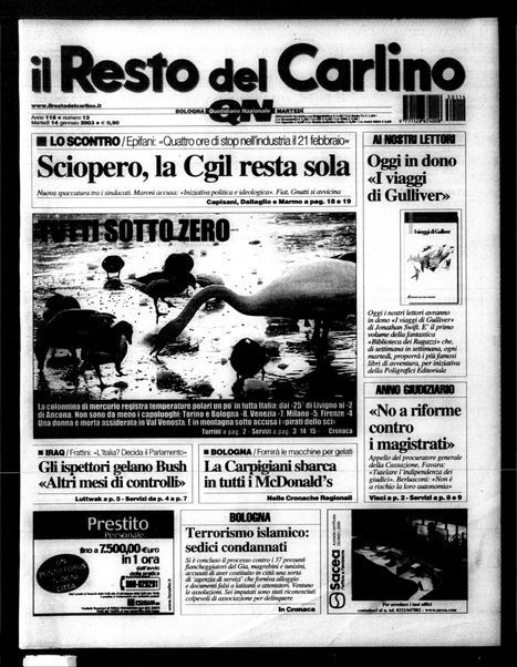 Il Resto del Carlino : giornale dell'Emilia